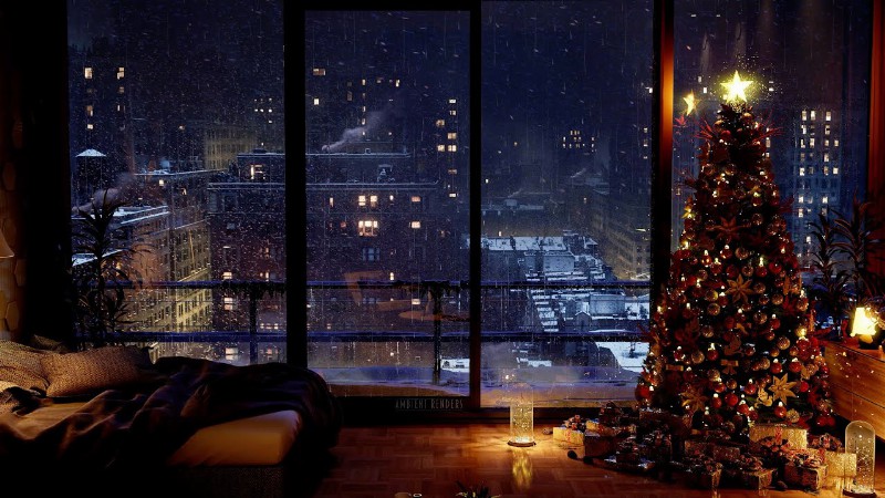 Enjoy Snowfall In Nyc This Christmas : 24/7 Snow And New York Ambience