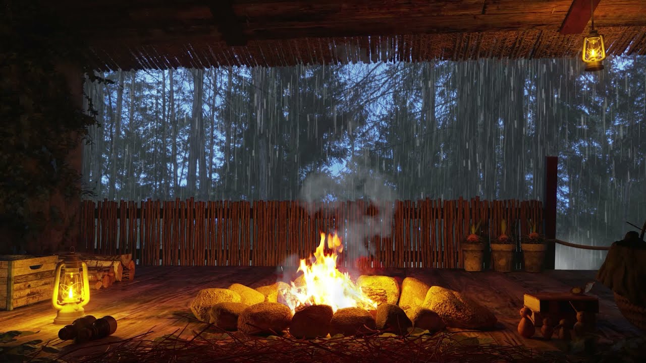 image 0 It Rains A Lot. Warm Up With A Bonfire In The Treehouse 😌