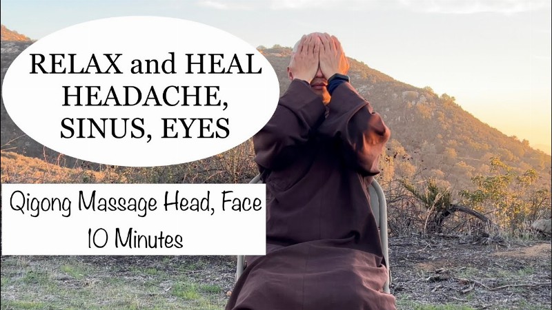 image 0 Relax Face Heal Headache Sinus Eyes : 10- Minute Qigong Massage Face Head
