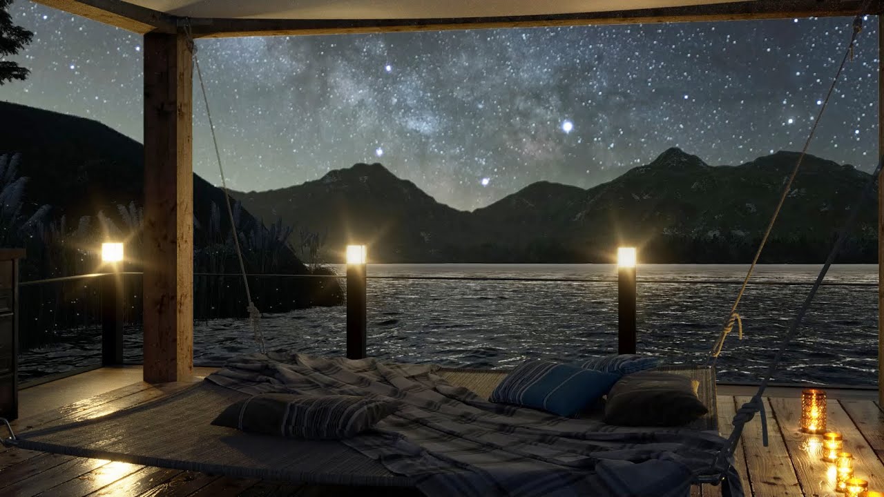 Sleeping On The Shore Of A Lake In The Mountains : Valley Water Sound
